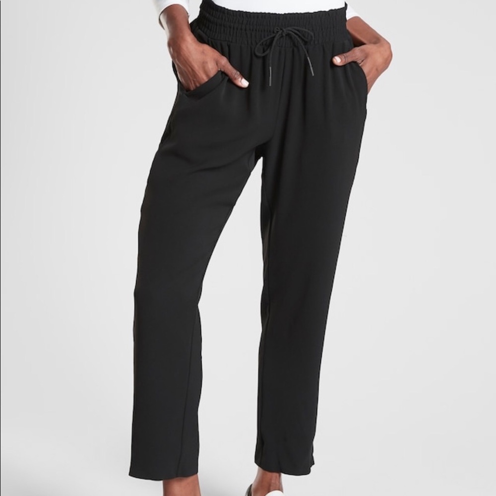 Metropolis straight leg pant in primatwill size 4 black